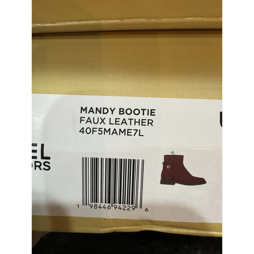 Michael Kors Mandy Block Heel Bootie in an oxblood Size 6.5